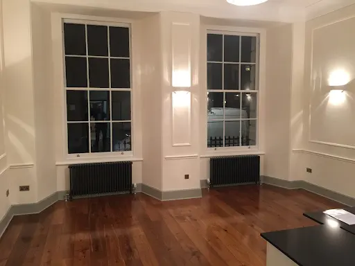 Bisque designer radiator installation